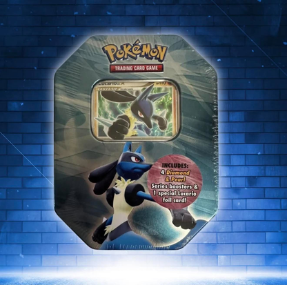 Lucario Lv. X Tin - original photo