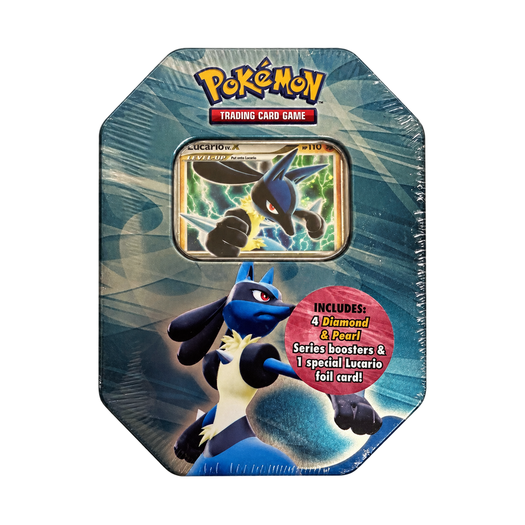 Lucario Lv.X Tin - transparent PNG cutout