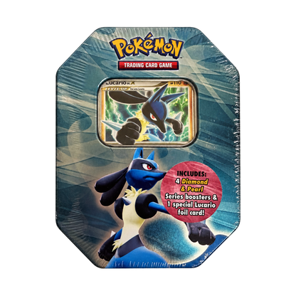 Lucario Lv.X Tin - transparent PNG cutout