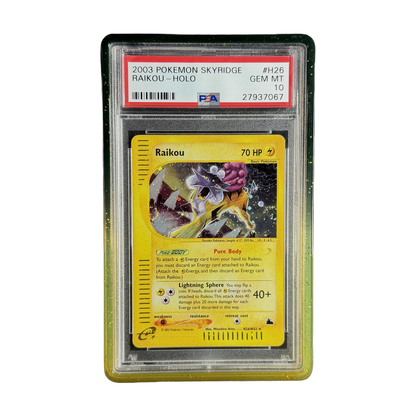 PSA 10 Skyridge Raikou H26 (Holo) (IRL cutout 2026-10-06)