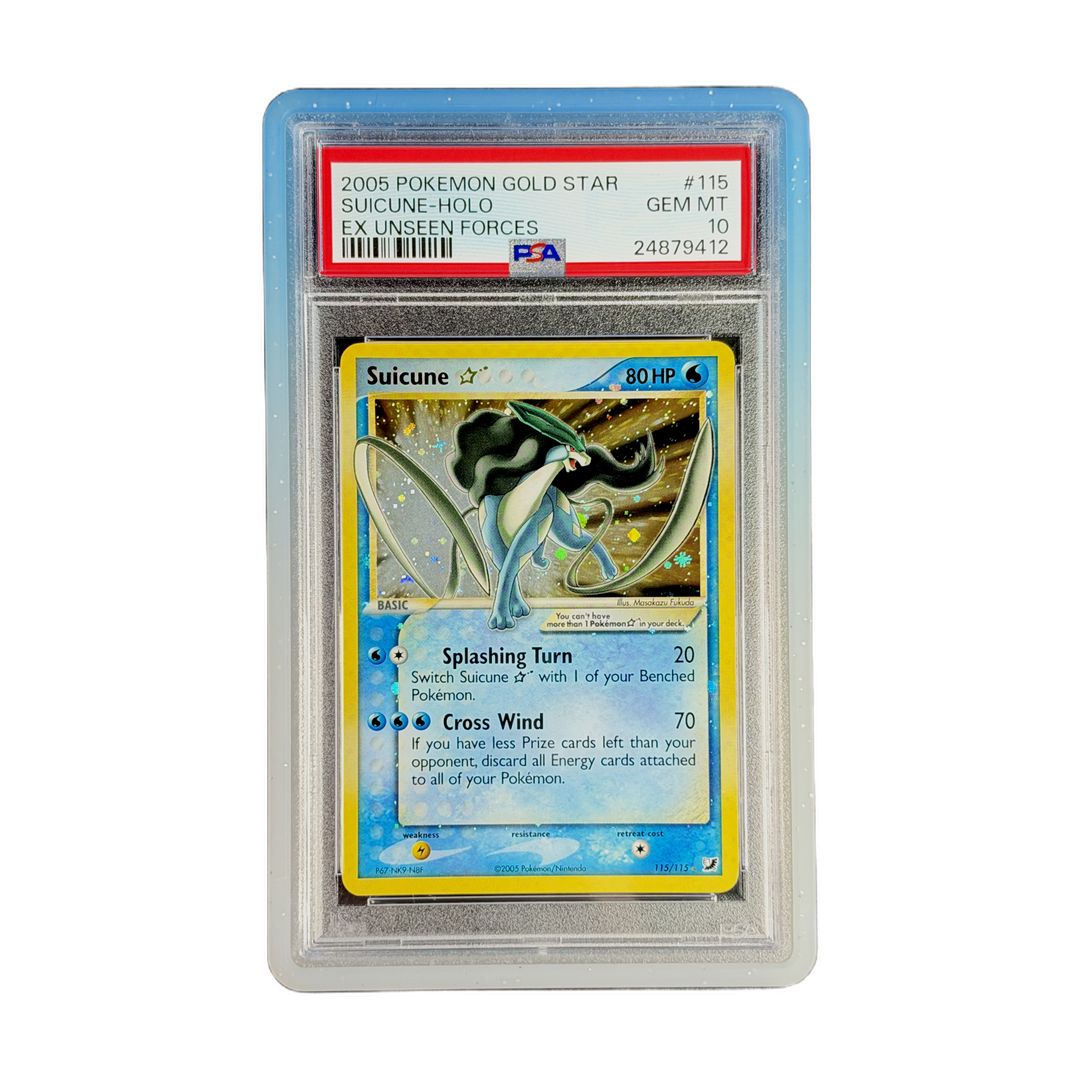 PSA 10 EX Unseen Forces Gold Star Suicune #115
