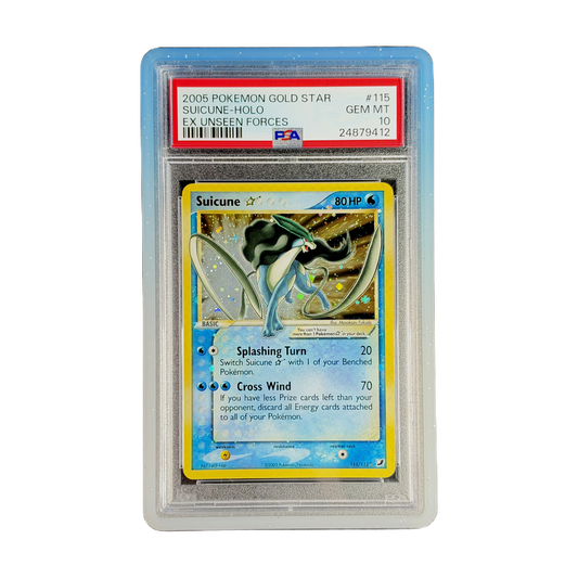 PSA 10 EX Unseen Forces Gold Star Suicune #115