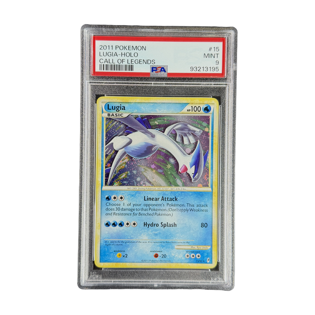 PSA 9 HS Call of Legends Lugia #15 (IRL PNG 2026-09-16 v2)