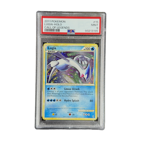PSA 9 HS Call of Legends Lugia #15 (IRL PNG 2026-09-16 v2)