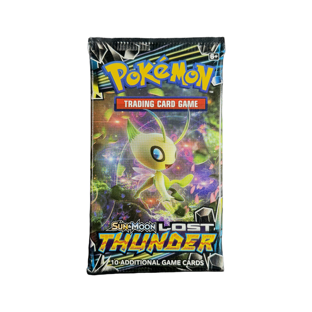 S&M Lost Thunder Booster Pack - Celebi (IRL PNG 2026-09-16 v2)