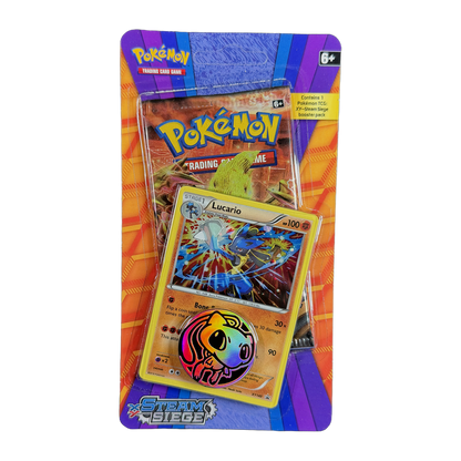 XY Steam Siege Checklane Blister - Lucario