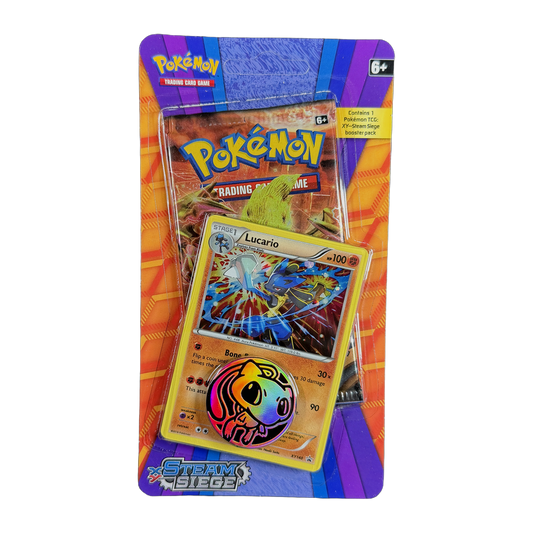 XY Steam Siege Checklane Blister - Lucario