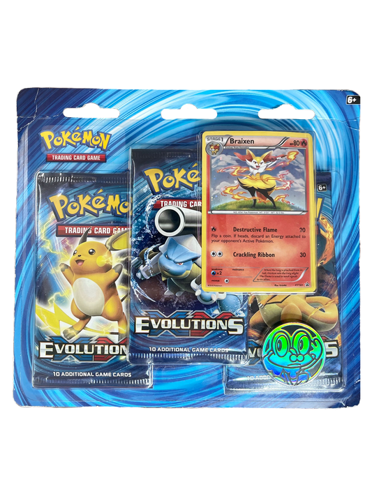 XY Evolutions 3 Pack Blister