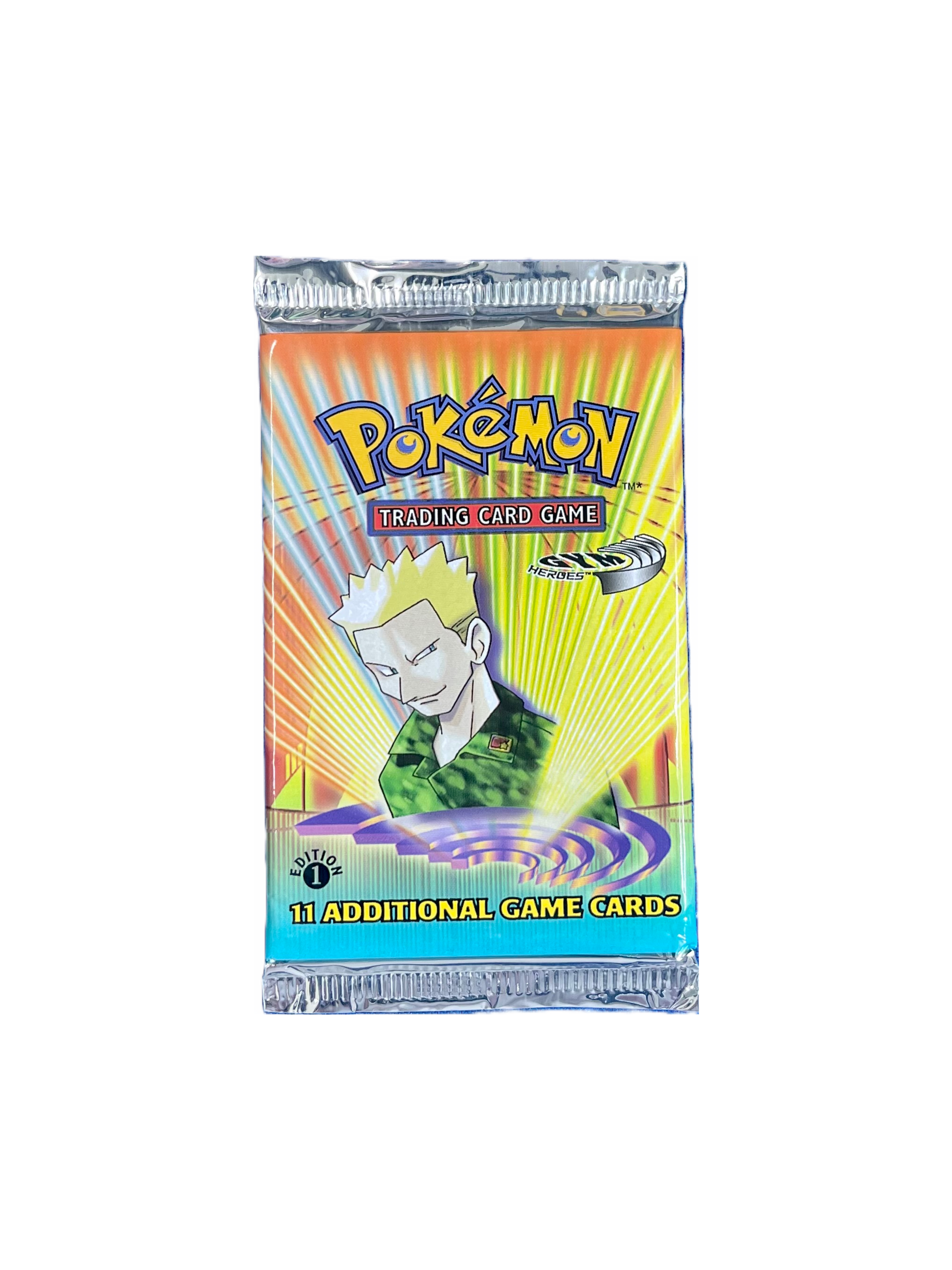 gym heroes booster box 1st edition Vintage Gym Heroes 1st Edition Pokémon Booster Pack