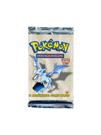 fossil 1st edition booster box Vintage Fossil 1st Edition Pokémon Booster Pack