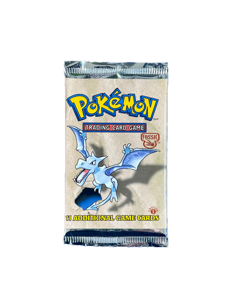 Vintage Fossil 1st Edition Pokémon Booster Pack