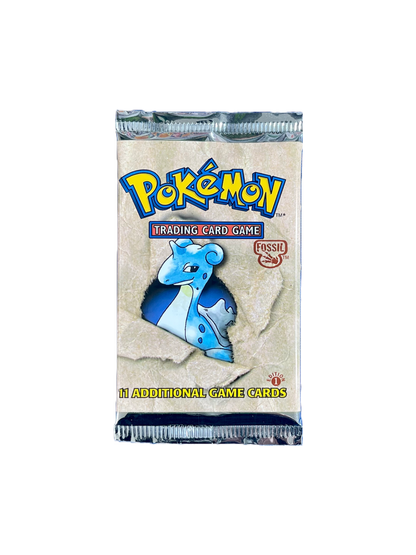 fossil 1st edition booster box Vintage Fossil 1st Edition Pokémon Booster Pack