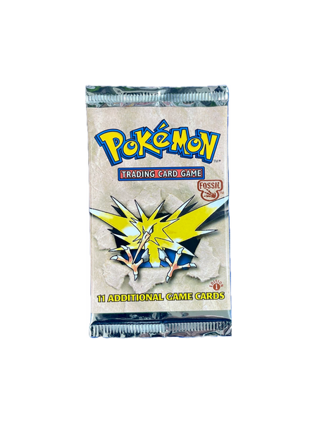 pokemon cards fossil Vintage Fossil 1st Edition Pokémon Booster Pack